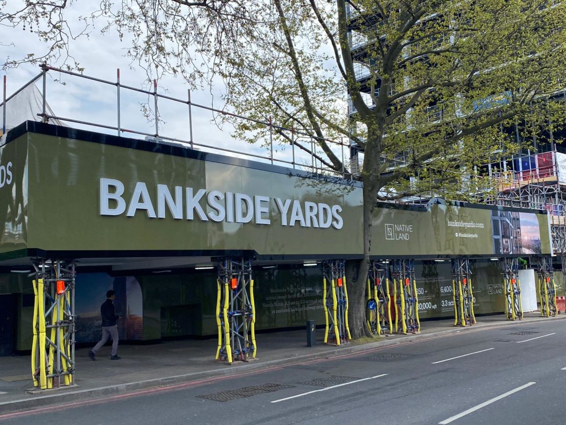 Bankside Yards – North Gantry Hoarding