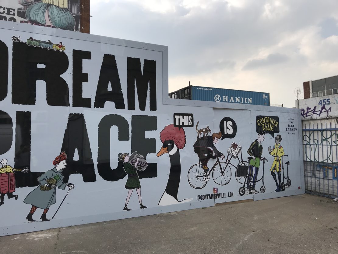 Hoarding Graphics – Hackney Road, London