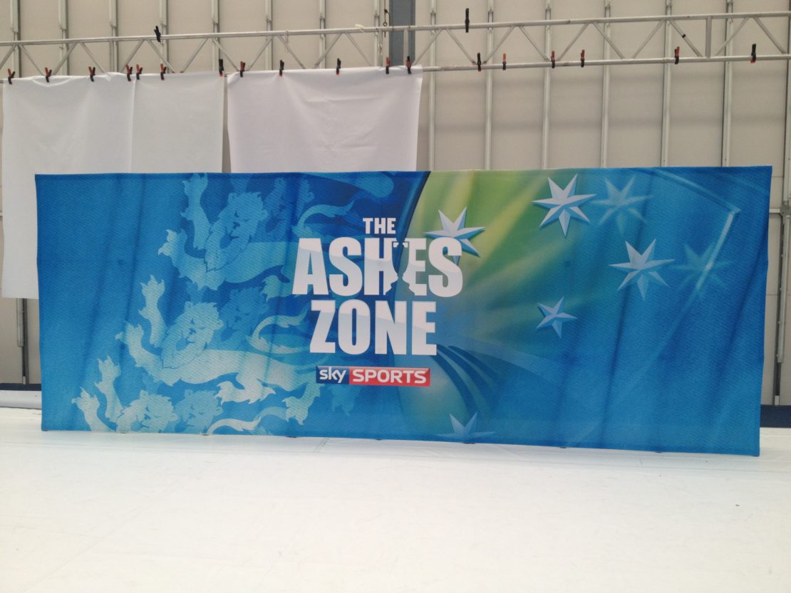 SKY Sports Ashes – Azure fabric frame