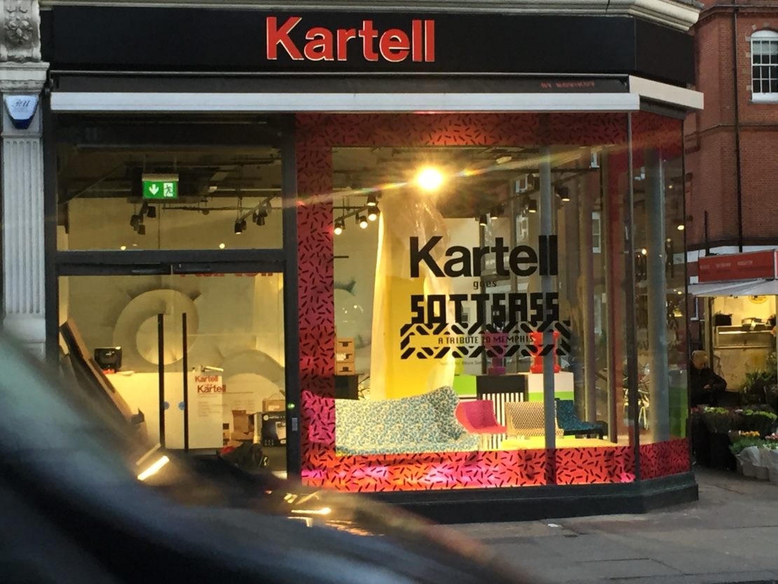 Kartell Flagship Store Kensington – Graphics