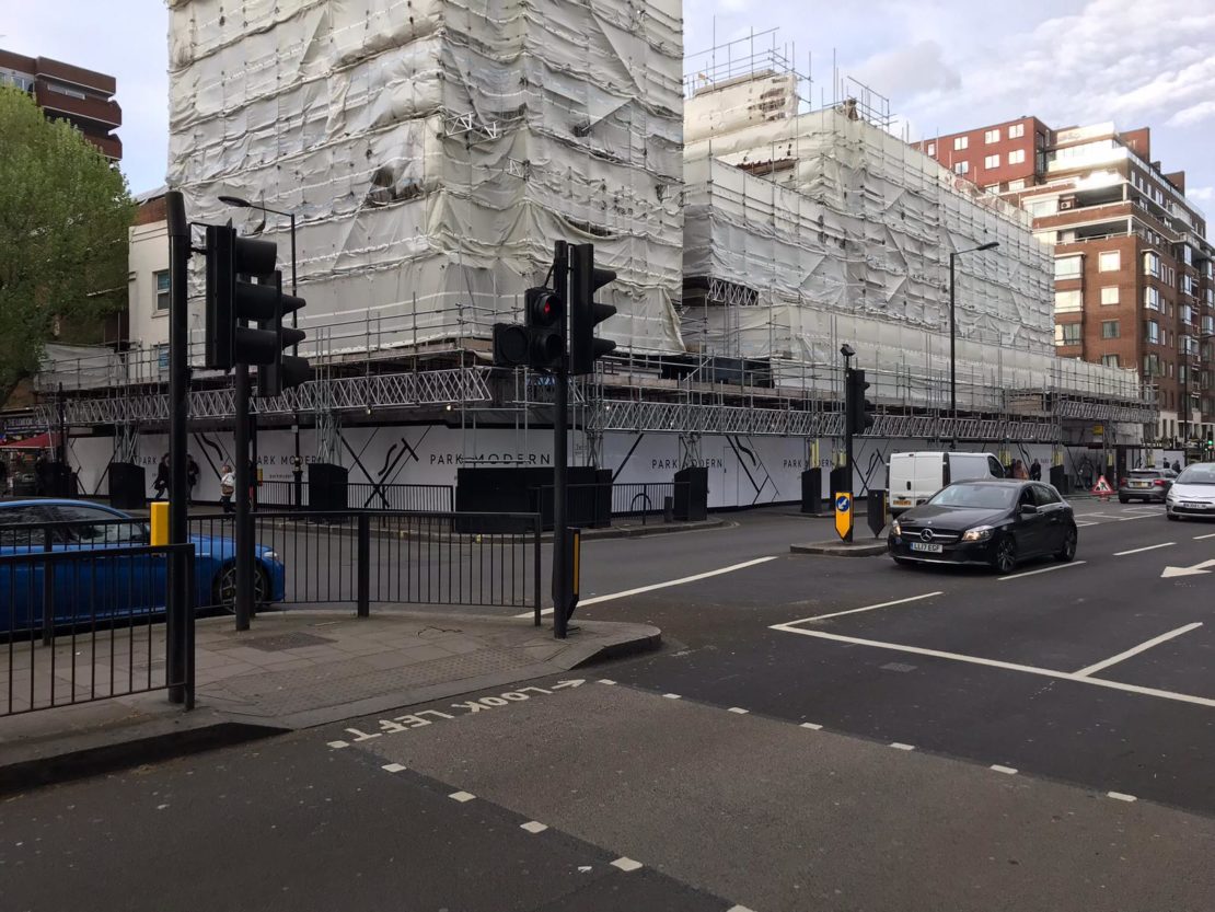 Hoarding Graphics – Park Modern development, London