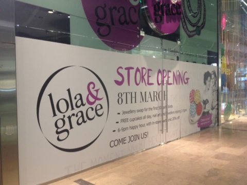 Lola & Grace – Retail graphics