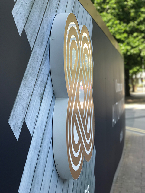 Millharbour – Hoarding graphics and bespoke lightboxes